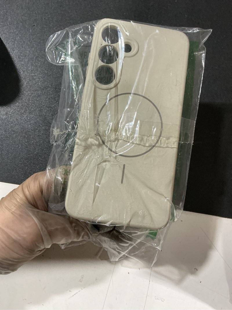 Condition photo showing Good Condition for rayboen for magnetic samsung galaxy s24 plus case, [compatible with magsafe][full camera protection] silicone shockproof skin-feel durable slim fit cover for s24+ plus, matte cream magnetic cream