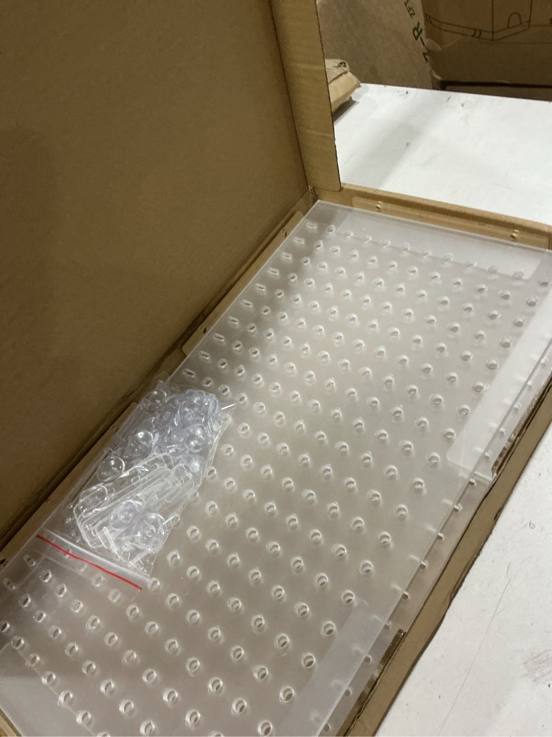 Condition photo showing As Is for acrylic fish tank divide75/125gallon tank divider,adjustment clear fish tank separator set with suction cups (75/125gallon)