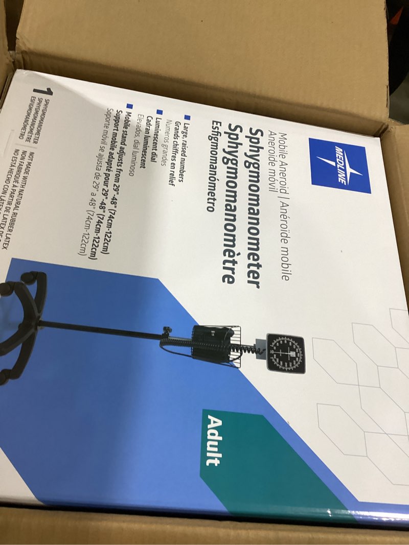 medline mobile aneroid blood pressure monitor