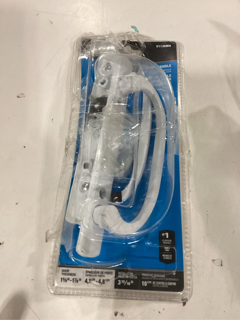 Condition photo showing As Is for wright products 3.94-in surface mounted sliding patio door handleset