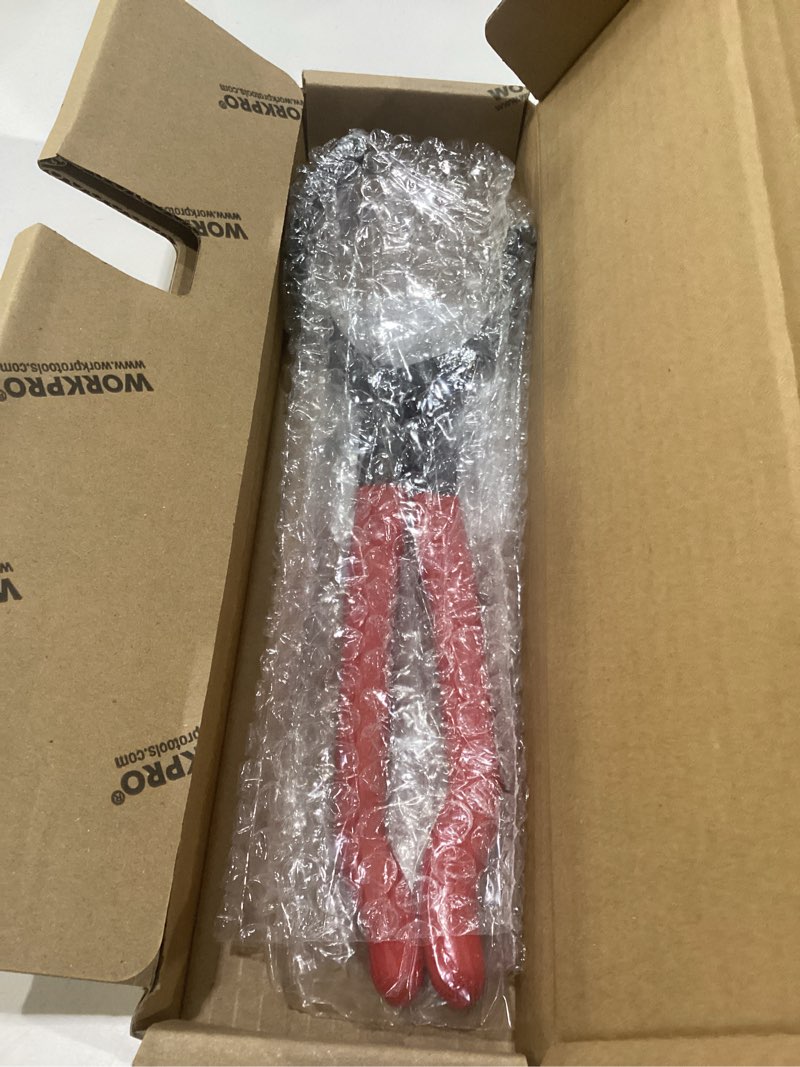 Condition photo showing New/Like New for workpro 12  adjustable oil filter pliers  oil filter wrench adjustable oil filter removal tool  ideal for engine filters  conduit  fittings  w114083a