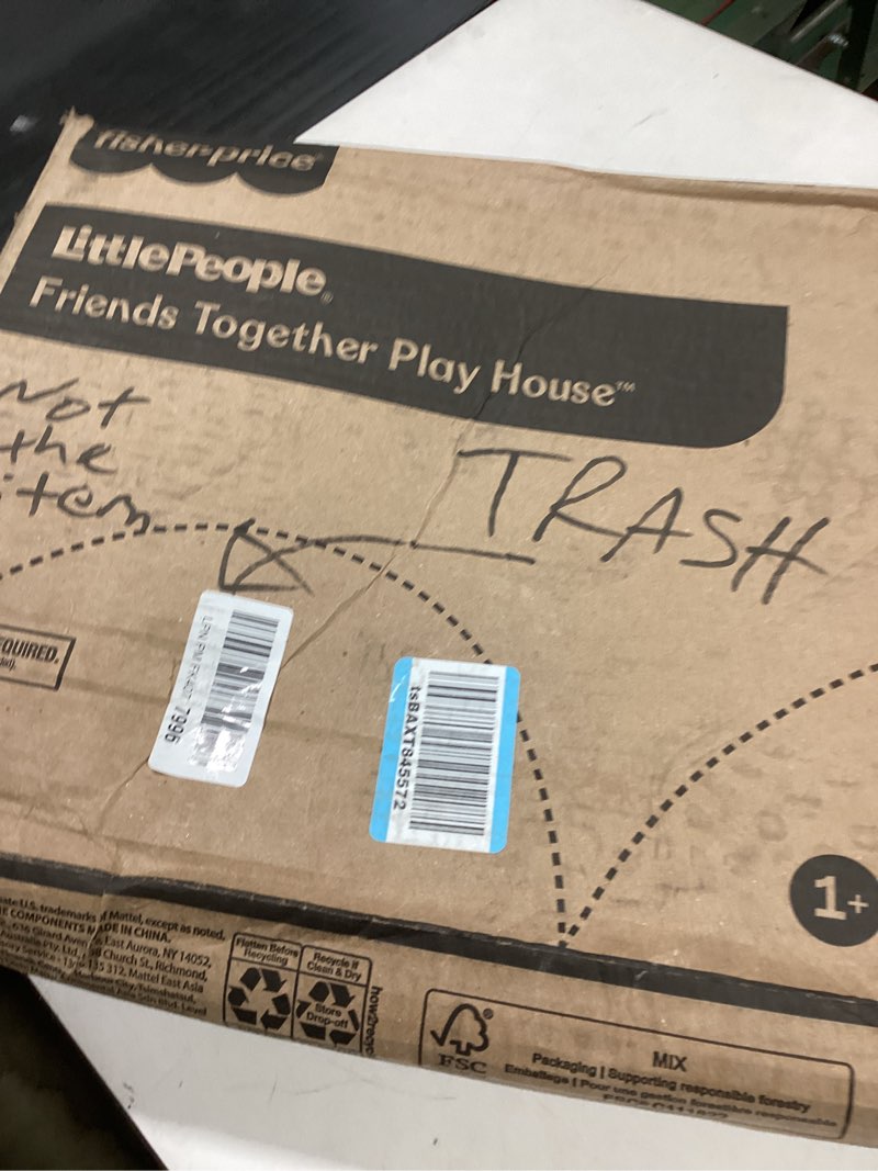 Fisher-Price Little People Toddler Toy Friends Together Play House Pretend Playset with Learning Son