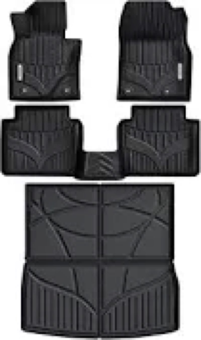 Wayhigh-for Mazda CX-50 Hybrid 2025 All Weather Floor Mats and Cargo Liner Set TPE Car Mats Waterpro