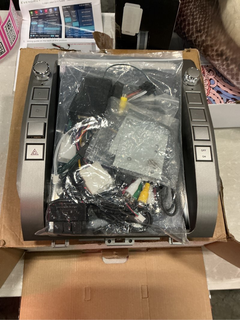 Condition photo showing Good Condition for android 13 radio for toyota tundra 2014-2018 navigation system 12.1inch tesla touch screen 2gb+32gb wireless carplay android auto bluetooth wifi factory camera
