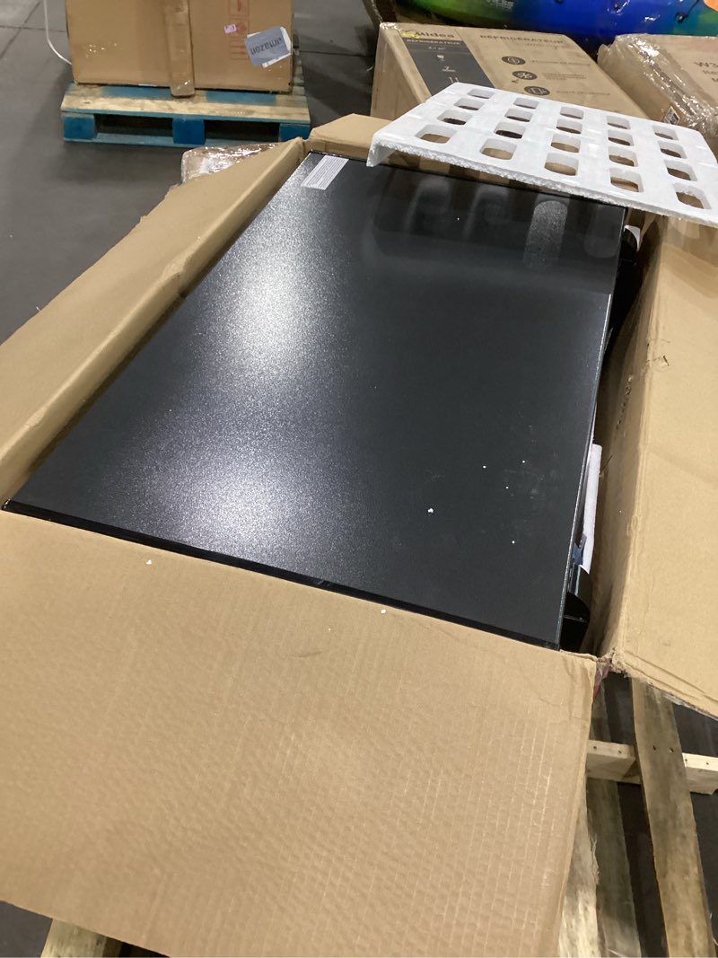 Condition photo showing New/Like New for Frigidaire Chest Deep Freezer, 7 Cu. Ft. Capacity, Granita Rugged Design-Adjustable Thermostat-Removable Vinyl Coated Wire Basket-Easy Defrost Drain