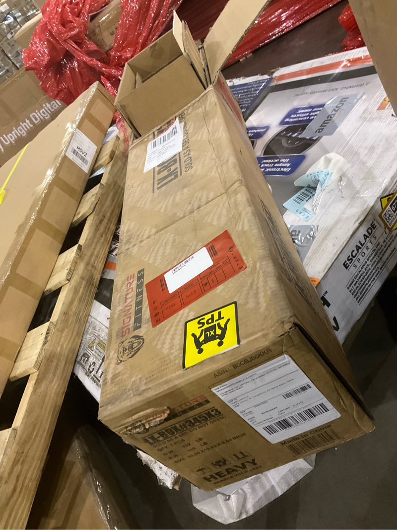 Incomplete, Fitvids Multifunctional Home Gym System Workout Station with Leg Extension and Preacher Curl, 122.5LB Weight Stack, Multiple Options, Multiple Packages Black/Red Part Only: Box #3/4/5