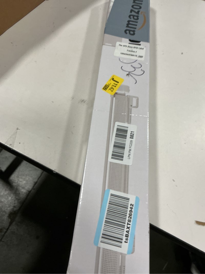 Condition photo showing New/Like New for Reinforced 90 Inch Wide Retractable Baby Gates for Doorways Extra Wide Outdoor Retractable Gate for Dogs Reinforced Bottom to Prevent Crawling Through Mesh Baby Gate Long Dog Gates Indoor Extra Long White 33" Tall x 90" Wide? With Reinforced Strip?
