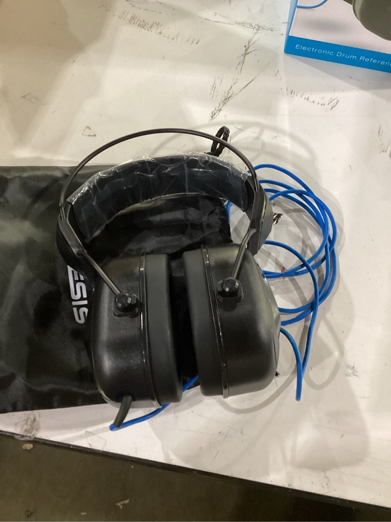 Condition photo showing Good Condition for alesis drp100 - audio-isolation electronic drums headphones for monitoring, practice or stage use with 1/4" adapter and protective bag one size