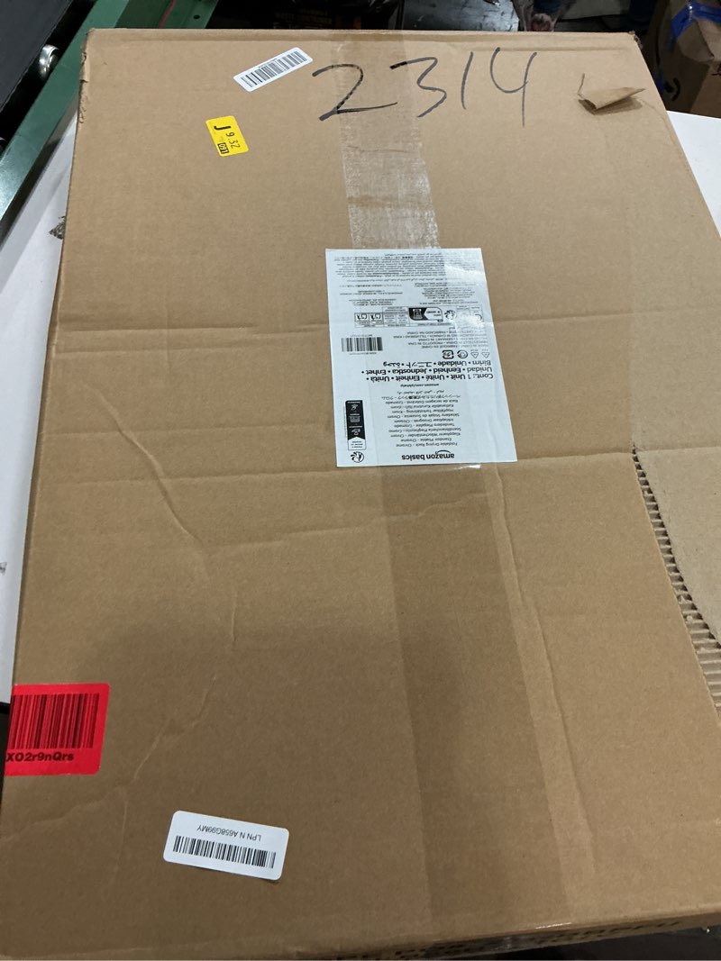 Condition photo showing Good Condition for Amazon Basics Foldable Portable Laundry Drying Rack for Indoor Air Drying Clothing, 14.5 x 29.5 x 41.8 inches (LxWxH), Chrome Silver