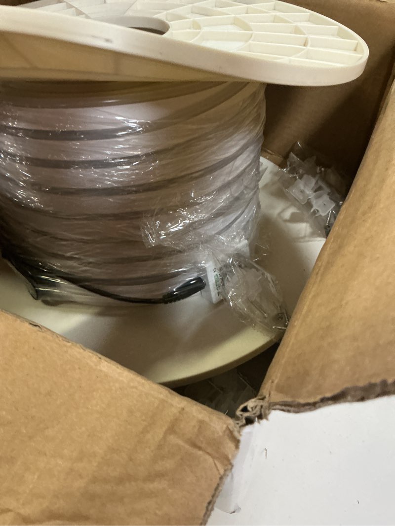 Condition photo showing New/Like New for samsion waterproof cob led rope lights outdoor 200ft ip67 warm white 3000k ac 110~120v flexible led 