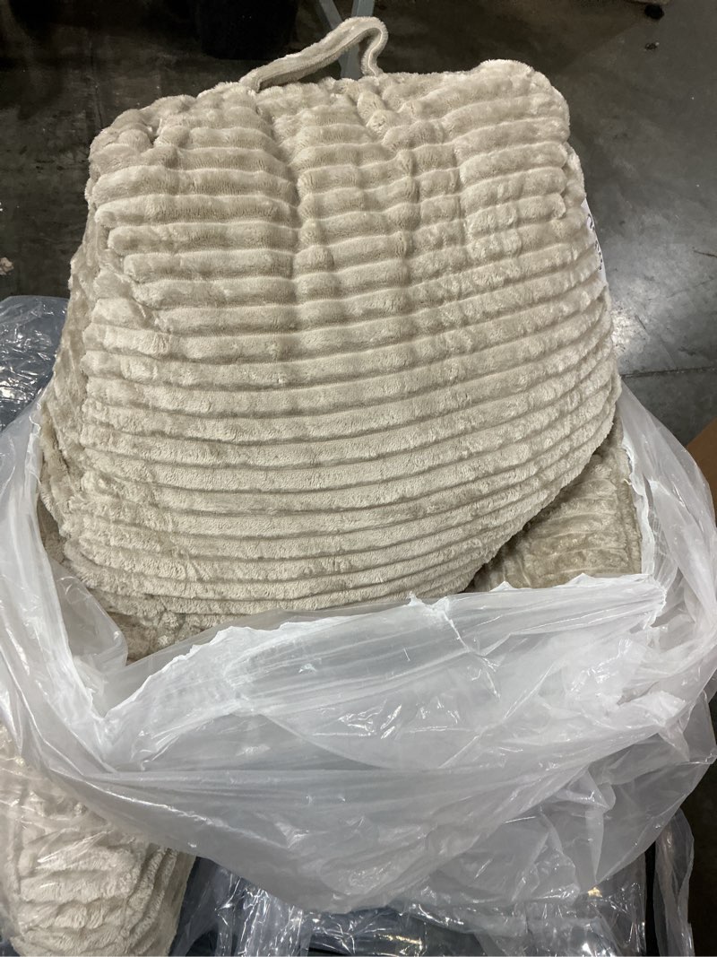 Condition photo showing item condition for (Similar) Nestl Reading Pillow with Shredded Memory Foam, Designed for Sitting Up in Bed and Couch, Back and Arms Adjustable Support for Adult & Teens Backrest Pillows for Reading with Washable Cover Light Grey Standard 18\" 09 - Light Grey