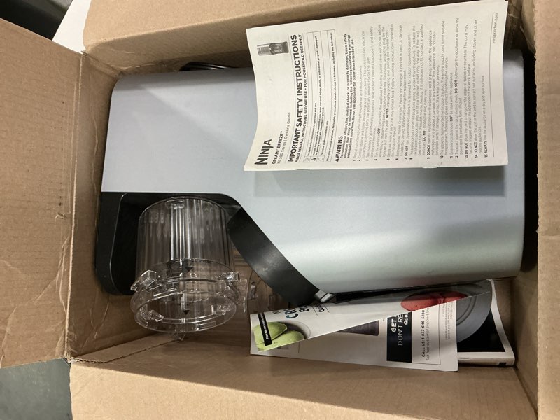 Condition photo showing Good Condition for Ninja creami breeze quick start guide