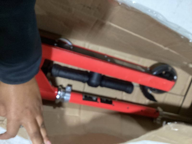 Condition photo showing Good Condition for jetson jupiter kids 2-wheel light-up kick scooter, led lights on handlebar, stem, wheels & deck, adjustable handlebar, rear brake, easy-folding mechanism, ages 5+ jupiter red