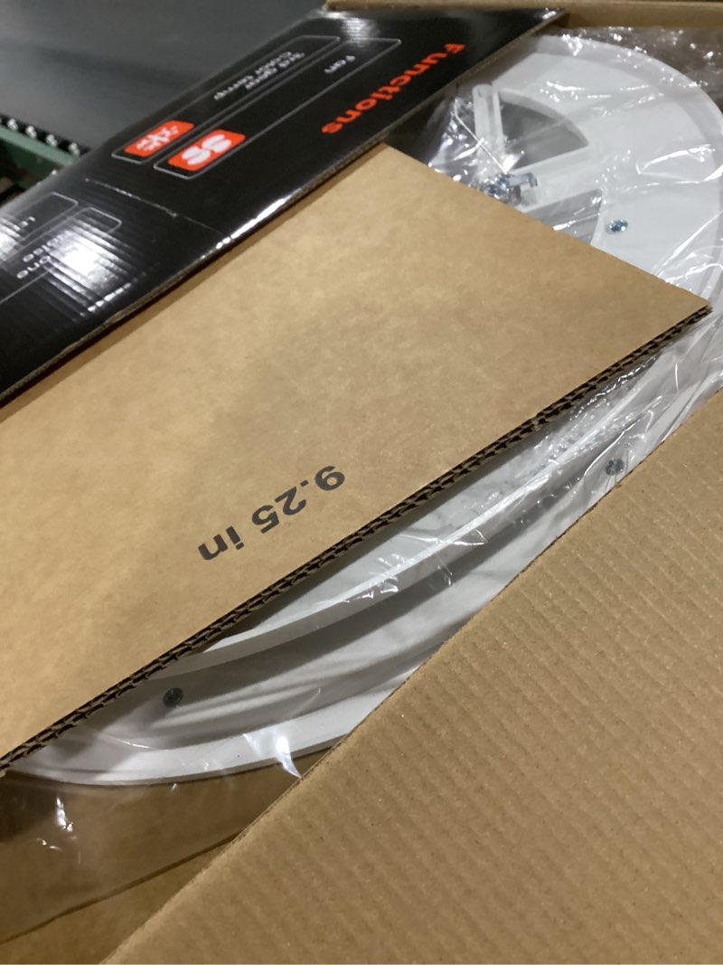 Condition photo showing As Is for Fitop Bathroom Exhaust Fan with Light,130 CFM 47W Ceiling Mount Shower Ventilation Exhaust Fan, 1.5Sones Bathroom Vent Fan with Light, Fan 1100LM LED Light 3000K/4000K/5000K white