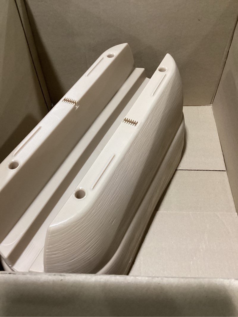 Condition photo showing As Is for drawer guide rail mea40002601 for lg electronics refrigerator, refrigerator snack drawer slide rail replaces 1370977 4974ja1105a ap4449681, right side