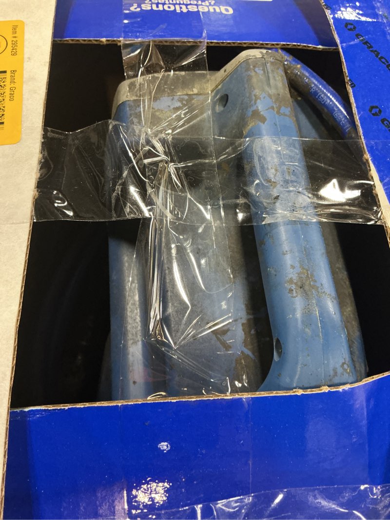 Condition photo showing As Is for graco magnum x5 electric stationary airless paint sprayer