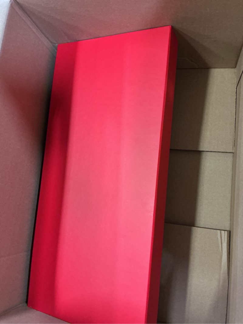 Condition photo showing New/Like New for WENPACK Empty Flower Gift Box I Love U Cardboard Letter Shaped Fillable Chocolate Strawberry Flower Packaging (Red)