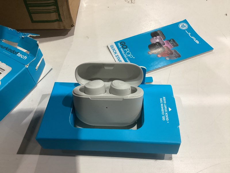 jlab go air pop+ true wireless earbuds, in ear headphones, bluetooth earphones, 35h playtime ear bud