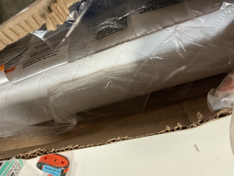 Condition photo showing Good Condition for dream on me holly 2-in-1 mini crib mattress, dual-sided infant & toddler, waterproof cover, greenguard gold certified, 38” x 24” x 3”, fits mini & select portable cribs, not for playards