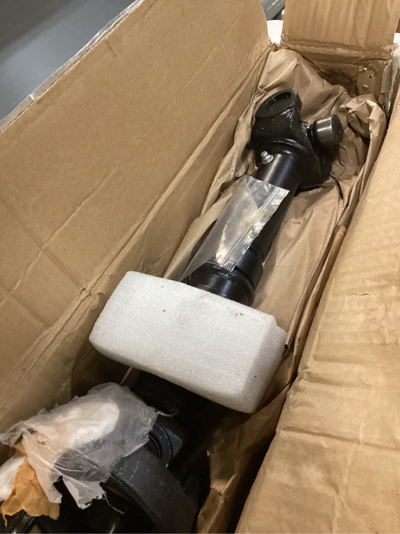 Condition photo showing As Is for BDFHYK 936-085 Rear Drive Shaft Complete DriveShaft Assembly Compatible with Jeep 2003-2006 Wrangler L4 2.4L, 1997-2002 Wrangler L4 2.5L, 1997-2006 Wrangler L6 4.0L, 4WD, 93.4'' WB 936-085 15.74"