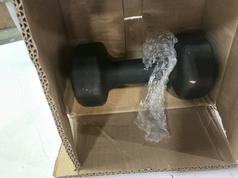 Condition photo showing As Is for Amazon Basics Neoprene Coated Hexagon Workout Dumbbell Hand Weight ( 1 piece 