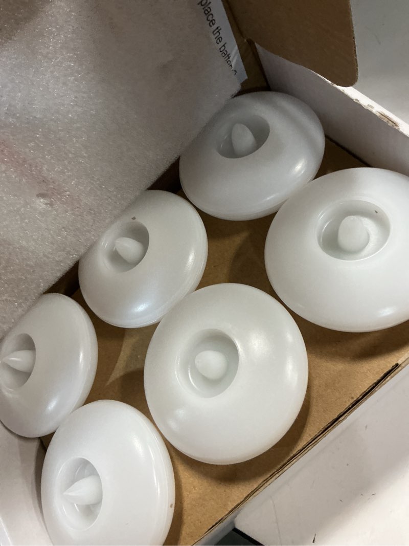 Condition photo showing Good Condition for Homemory 12 Pack 3” Flameless Led Floating Candles, 200 Hour White Battery Operate Waterproof Tealights for Cylinder Vases, Centerpieces at Wedding Decor, Party, Pool Warm White Light (12Pack, White Shell)