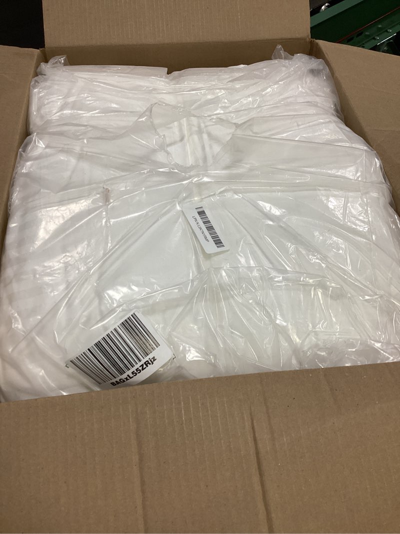 Condition photo showing As Is for beckham hotel collection euro size throw pillows (set of 2), 26 x 26 down alternative pillow insert for bed, couch, and sofa european white