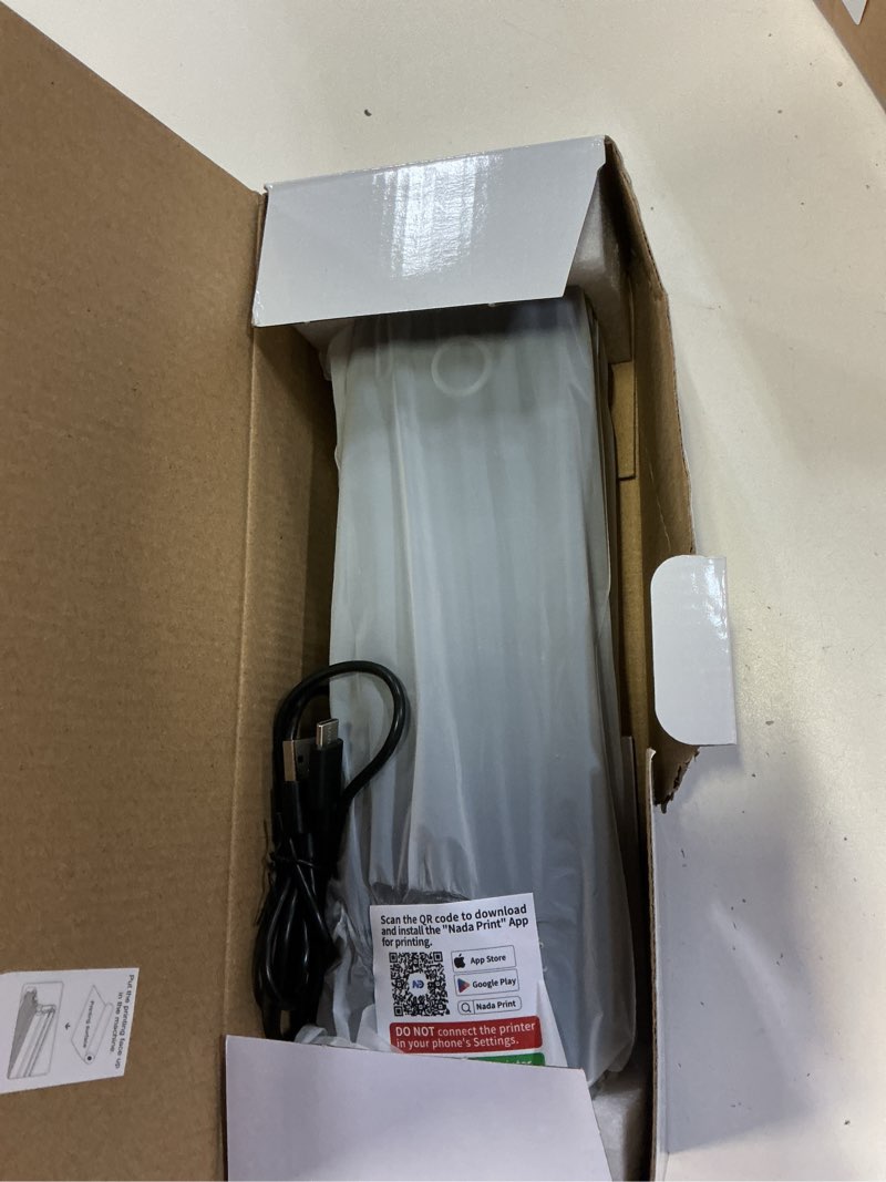 Condition photo showing New/Like New for portable printers wireless for travel, n80 wireless thermal printer bluetooth inkless printer support 8.5" x 11" us letter & a4, compatible with ios, android, laptop
