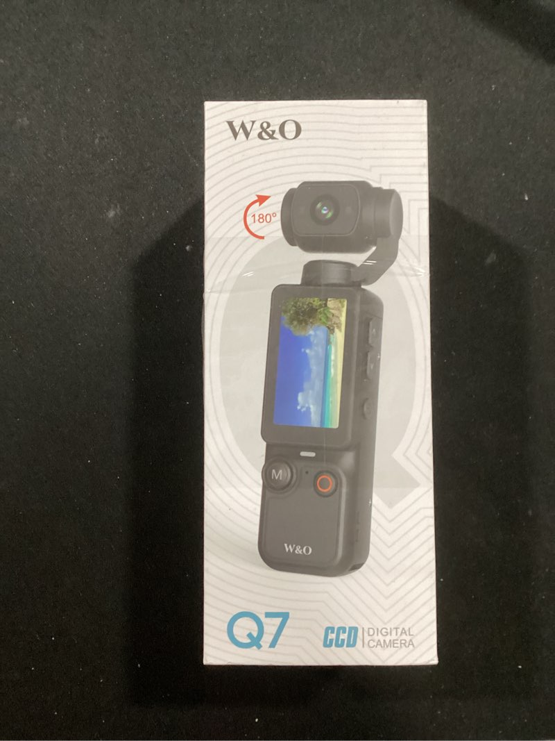 Condition photo showing Good Condition for W & O Portable 2.5K Video Recorder with 180° Rotating Lens, Vlogging Camera,Pocket Body Camera with 