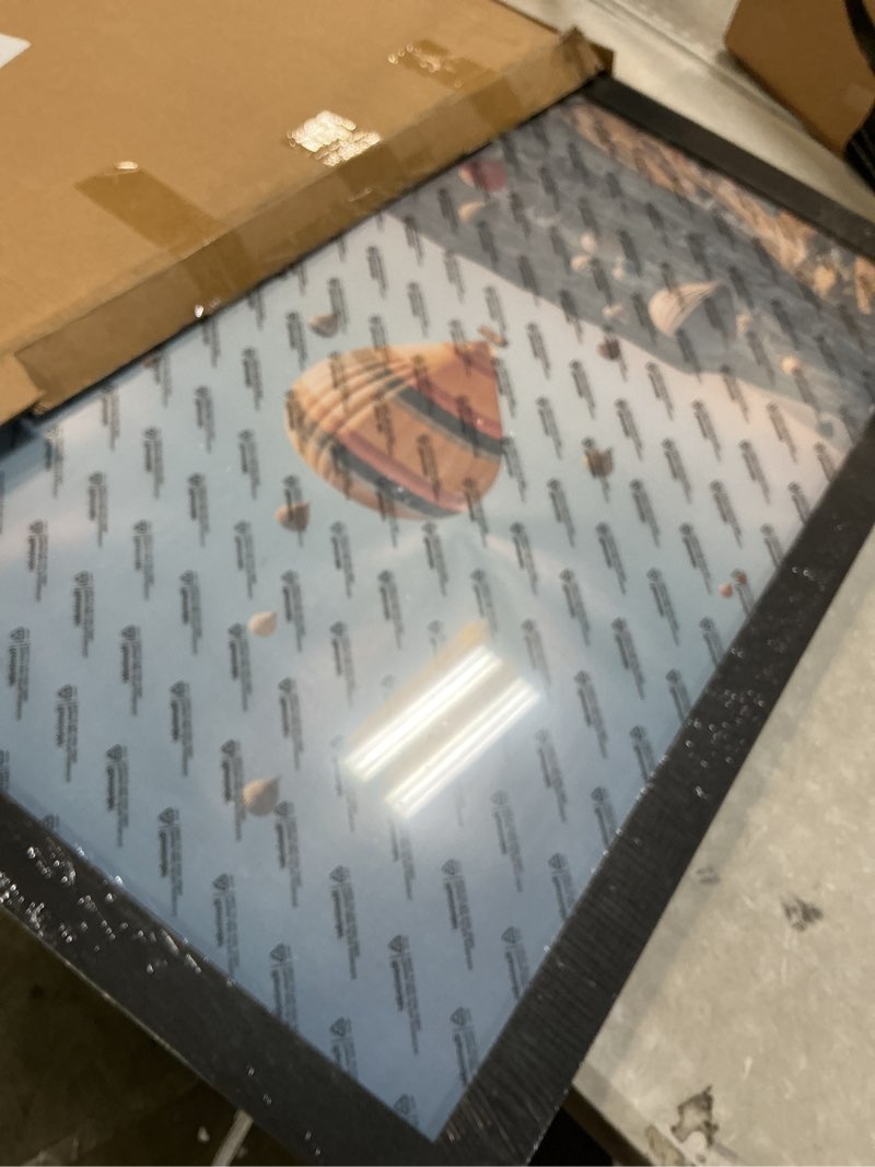 Condition photo showing Good Condition for Wood 19x27 Picture Frame Black for Wall Hanging, 19 x 27 Poster Photo Frame for Wall Horizontally or Vertically, Black,1 Pack 1 19x27 inch