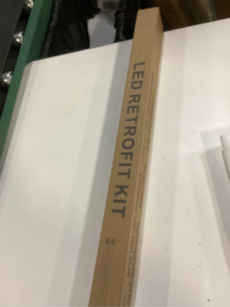 Condition photo showing Good Condition for Latest upgrade 4FT LED Retrofit Kit,Troffer Quick Repair and Retrofit LED Kit,No Professional Tools Required?Recessed Fluorescent Light Retrofit Super Bright LED Light 2 pack-4FT 5000KM-QSCT