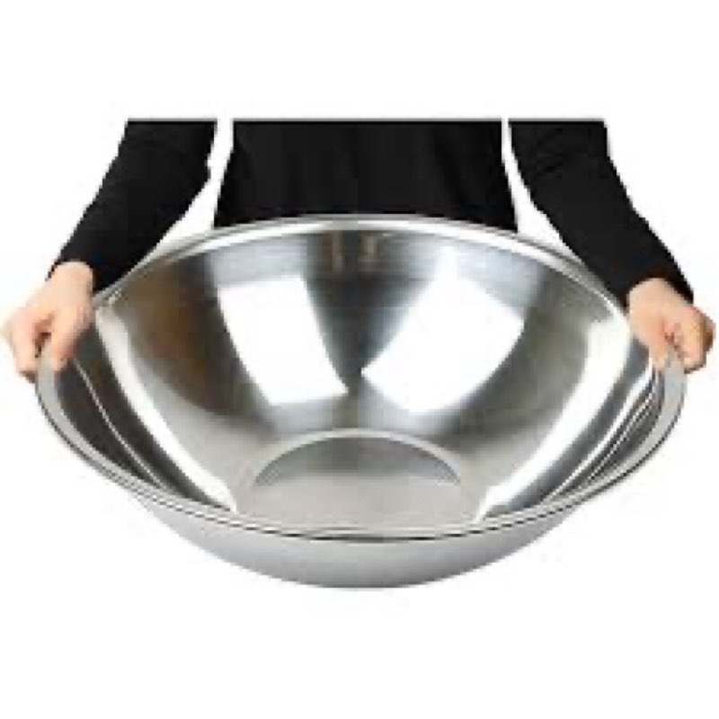 Stainless Steel Mixing Bowl Extra Large, 17-Quart, 18.5 inch (Diameter), 5.3 inch (Height) Mixing Bowl 18.5" (1)