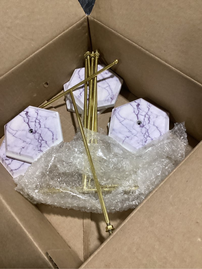 Condition photo showing Good Condition for kathfly 6 pcs gold necklace holders 10.24'' tall necklace display stand elegant jewelry holder small for women bracelets earrings rings
