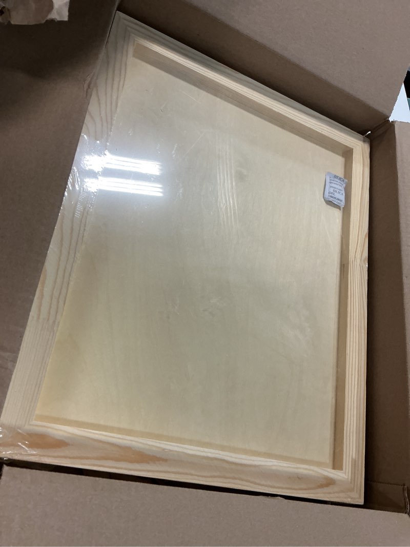 Condition photo showing New/Like New for u.s. art supply 16" x 20" unfinished cradled wood panels for painting