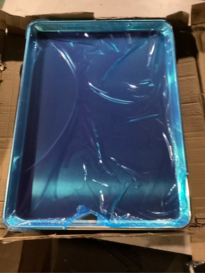 Condition photo showing New/Like New for 6 Pack Half Size Baking Sheet Pan Set, Aluminum Commercial Quality Cookie Sheet for Baking or Roasting, Large Thick Baking Tray Prevents Warping, 13" × 18" Cookie Tray Pan 6pk Half Sheet