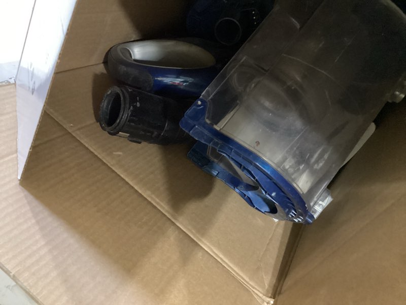 Condition photo showing As Is for Shark Upright Vacuum, Navigator Lift-Away Deluxe with Large Dust Cup Capacity, HEPA Filter, Swivel Steering, Upholstery Tool & Crevice Tool, Blue, NV360