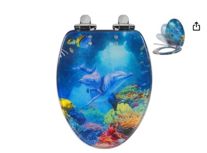 angol shiold marble elongated resin toilet seat soft close quick release metal zinc alloy hinge easy to install also easy to clean, decorative acrylic seats (19 inch, modern green marble art print)