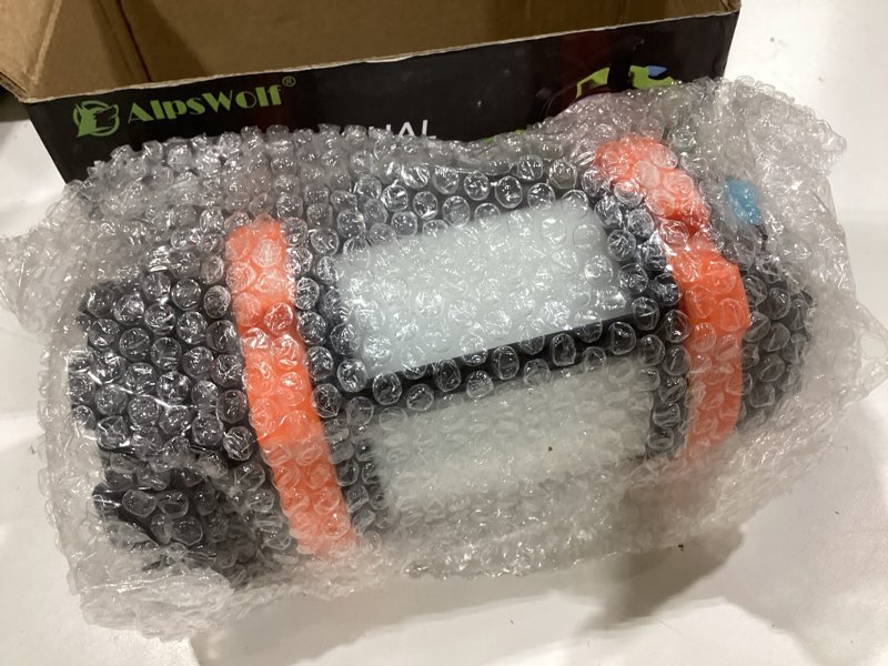 Condition photo showing New/Like New for alpswolf camping lantern rechargeable , alpswolf camping flashlight 4000 capacity, 6 modes, ipx4 waterproof, led lantern camping, hiking, outdoor recreations orange 2 pack