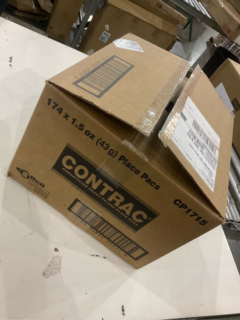 Contrac rodenticide ready to use place pacs, 174 pcs x 1.5 oz(43 g) 