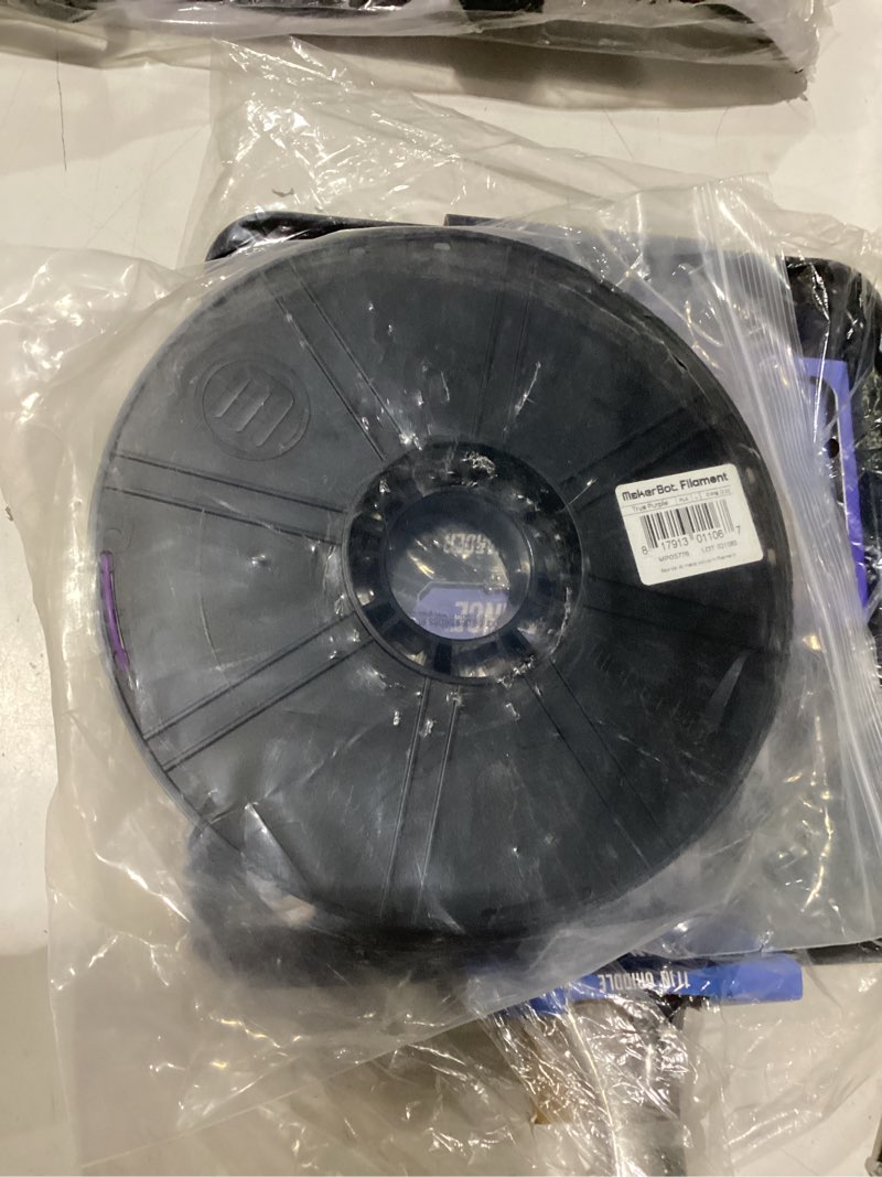 Condition photo showing New/Like New for makerbot 375-0080a true color series pla filament (purple, 2.2 lb) true purple 2.2 lb