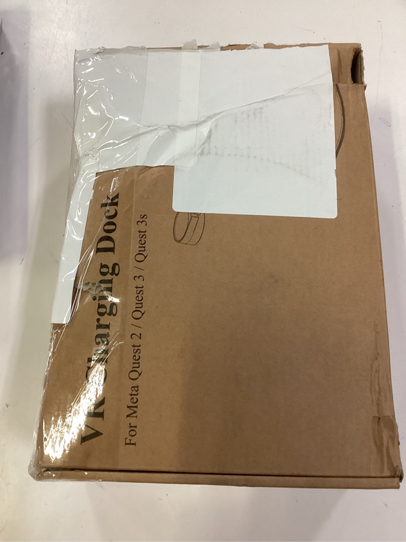 Condition photo showing New/Like New for charging dock for meta quest 2/3/3s,vr headset charging dock and controllers with rgb light, usb-c charger and cable, fast charging station