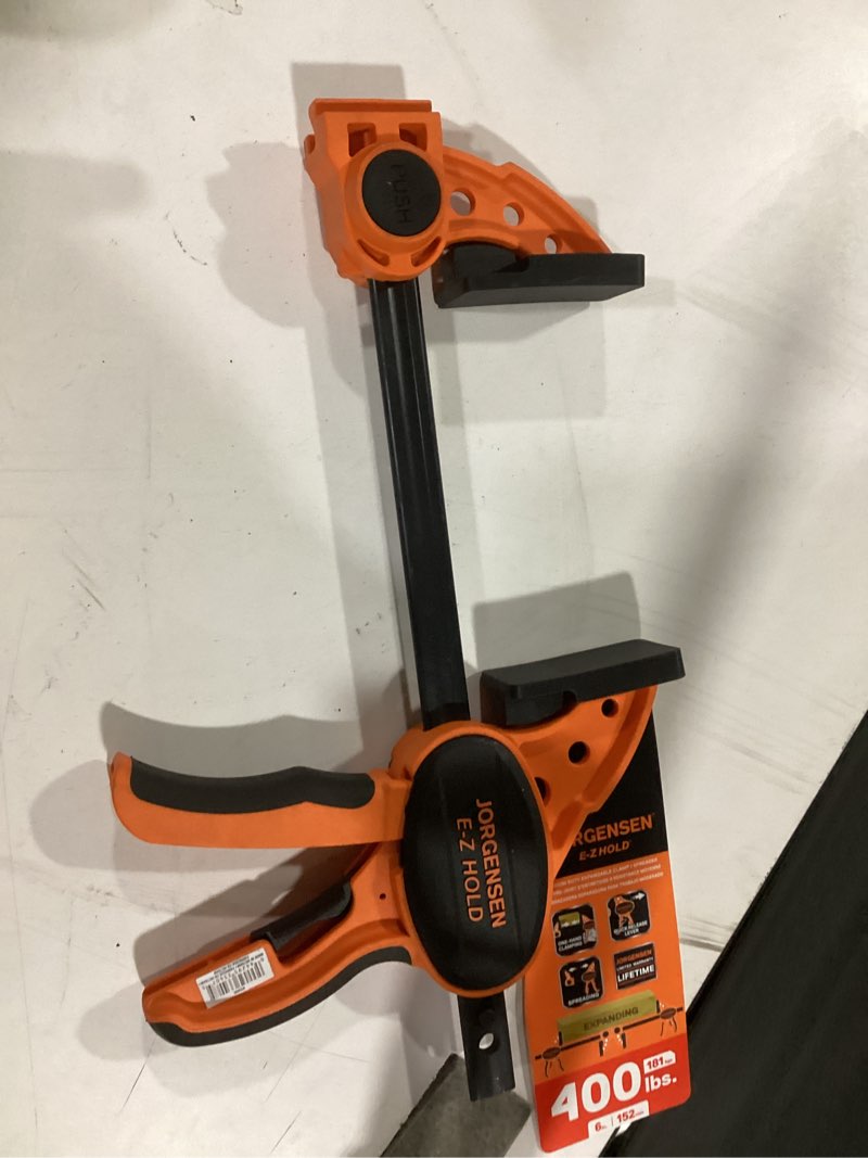 Condition photo showing New/Like New for jorgensen 33606 e-z hold light duty bar clamp, 6 in