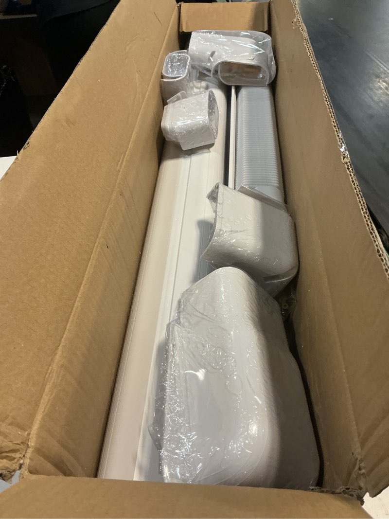 Condition photo showing Good Condition for 3" 10ft pvc decorative line set cover kit - protection for mini split, central air conditioner & heat pump(white) white 3"w 10’ft