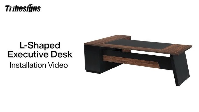 78" l-shaped executive desk (model hoga-hl0204) 