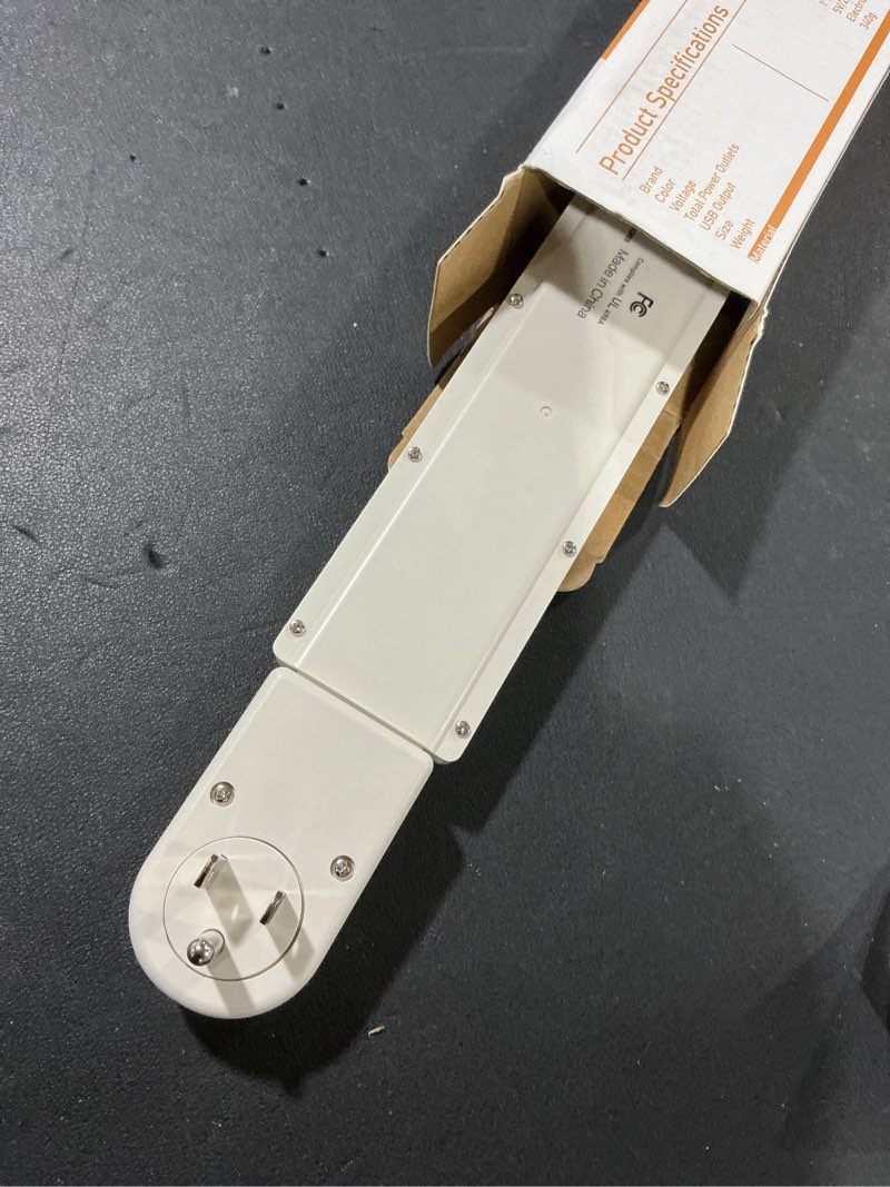 Condition photo showing New/Like New for Electrical Outlet Extender Stick - Features USB-A, USB-C and 2 AC Outlets, Extends 22"-34", Rotates 180° Access Hard-to-Reach Outlets, Wall Plug Power Socket Expander Nightstands, Sofa, Desks and More