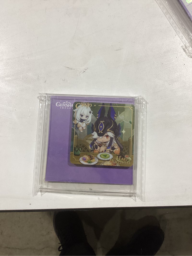 Condition photo showing New/Like New for Similar product Genshin Impact Heartfelt Wishes Series Acrylic Fridge Magnet - Cyno