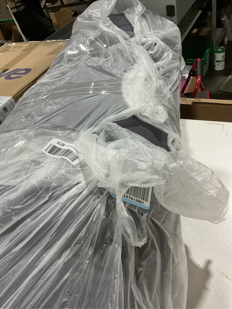 Condition photo showing As Is for aircliff japanese floor futon mattress, roll up tatami mat, sleeping pad, shikibuton, certipur-us certified foam floor bed mattress for sleeping, dormitory, guest bed, designed in japan(grey, queen) dark grey queen (80"l x 60"w x 2.5"th)