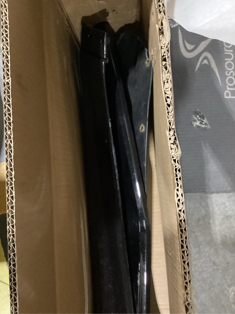 Condition photo showing As Is for ikon motorsports, front bumper lip compatible with 2016-2024 chevy camaro, 1le style gloss black front air chin dam bodykit underbody lip spoiler splitter abs plastic