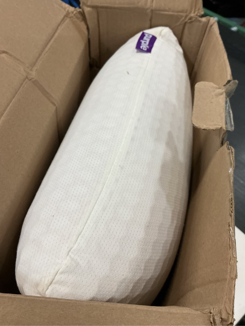 Condition photo showing Good Condition for purple harmony pillow – talalay latex foam cooling pillow for combo or side sleepers, 360º hex gelflex grid for no-pressure support and luxurious weightless feel - standard, medium feel, med height