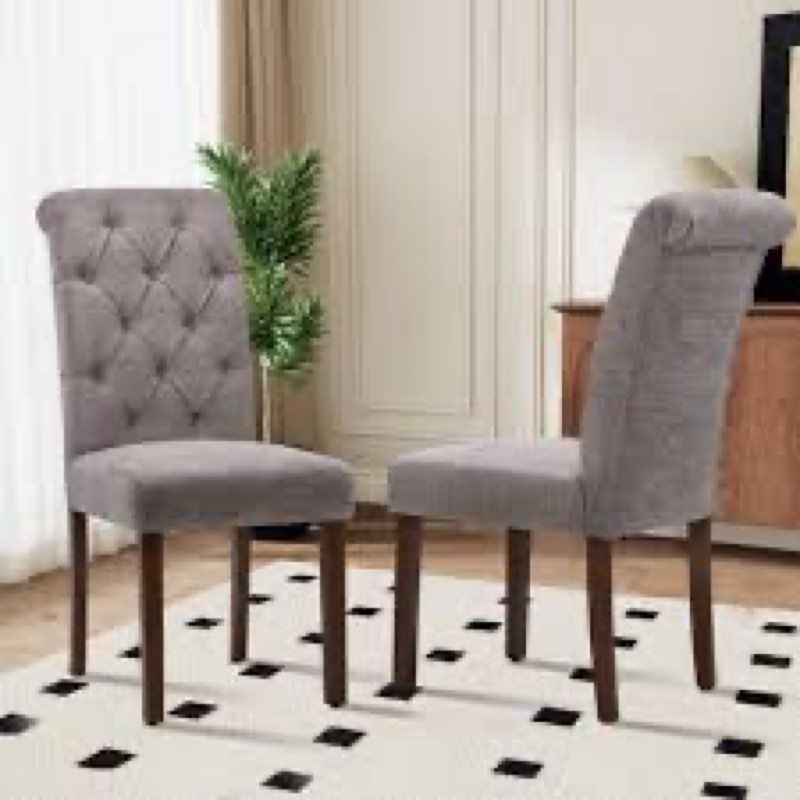 Syriyah LuxePadded Dining Chairs (Set of 2)